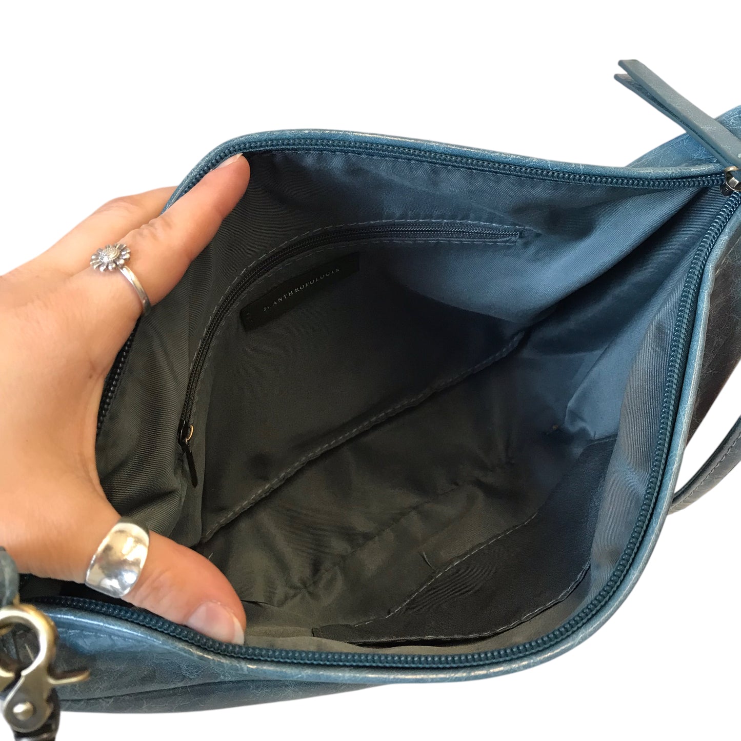 Crossbody By Anthropologie In Blue, Size:Medium