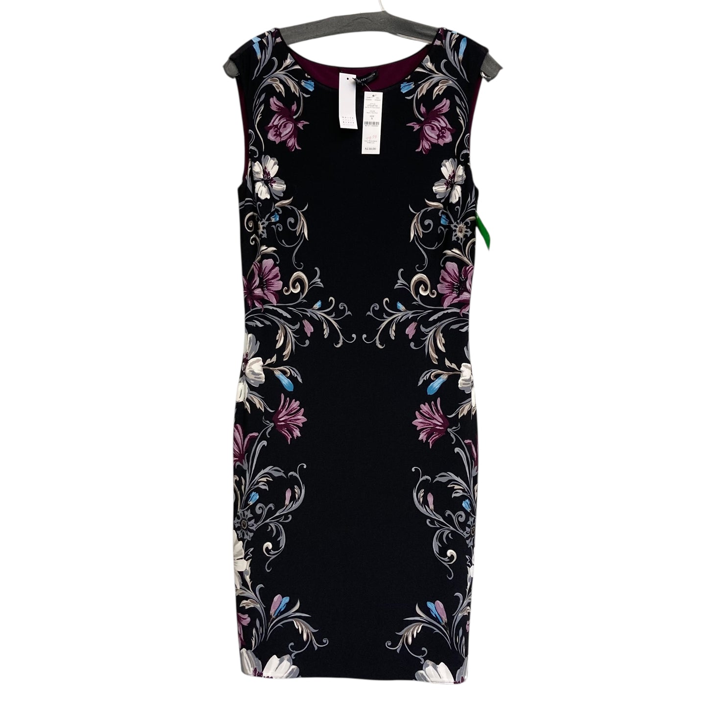 Dress Casual Midi By White House Black Market In Floral Print, Size:S