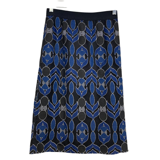 Skirt Designer By Tory Burch In Black & Blue, Size:2