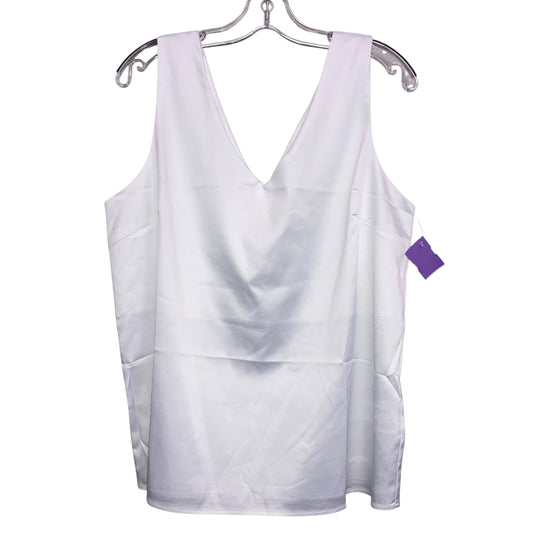 Top Sleeveless By Mawor In White, Size:L