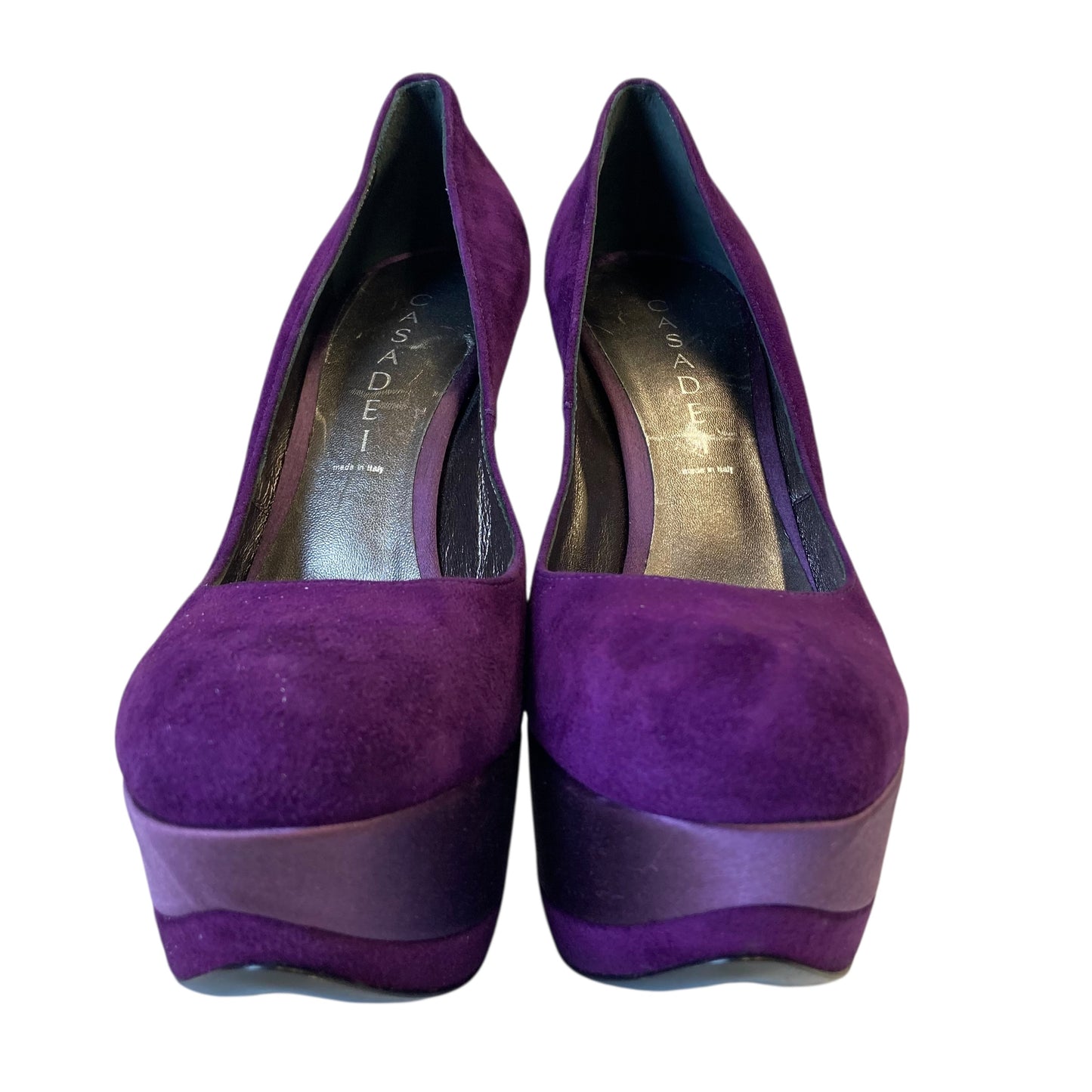 Shoes Heels Stiletto By Casadi In Grey, Size:8.5