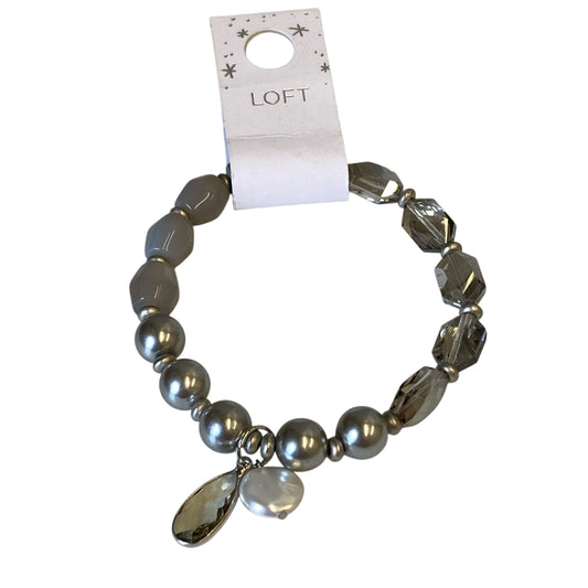 Bracelet Beaded By Loft In Silver