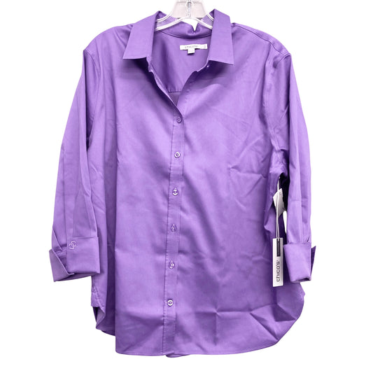 Top Ls By Chicos In Purple, Size:Xl