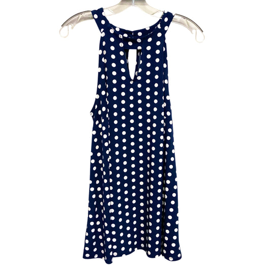 Top Sleeveless By Lane Bryant In Polkadot Pattern, Size:L