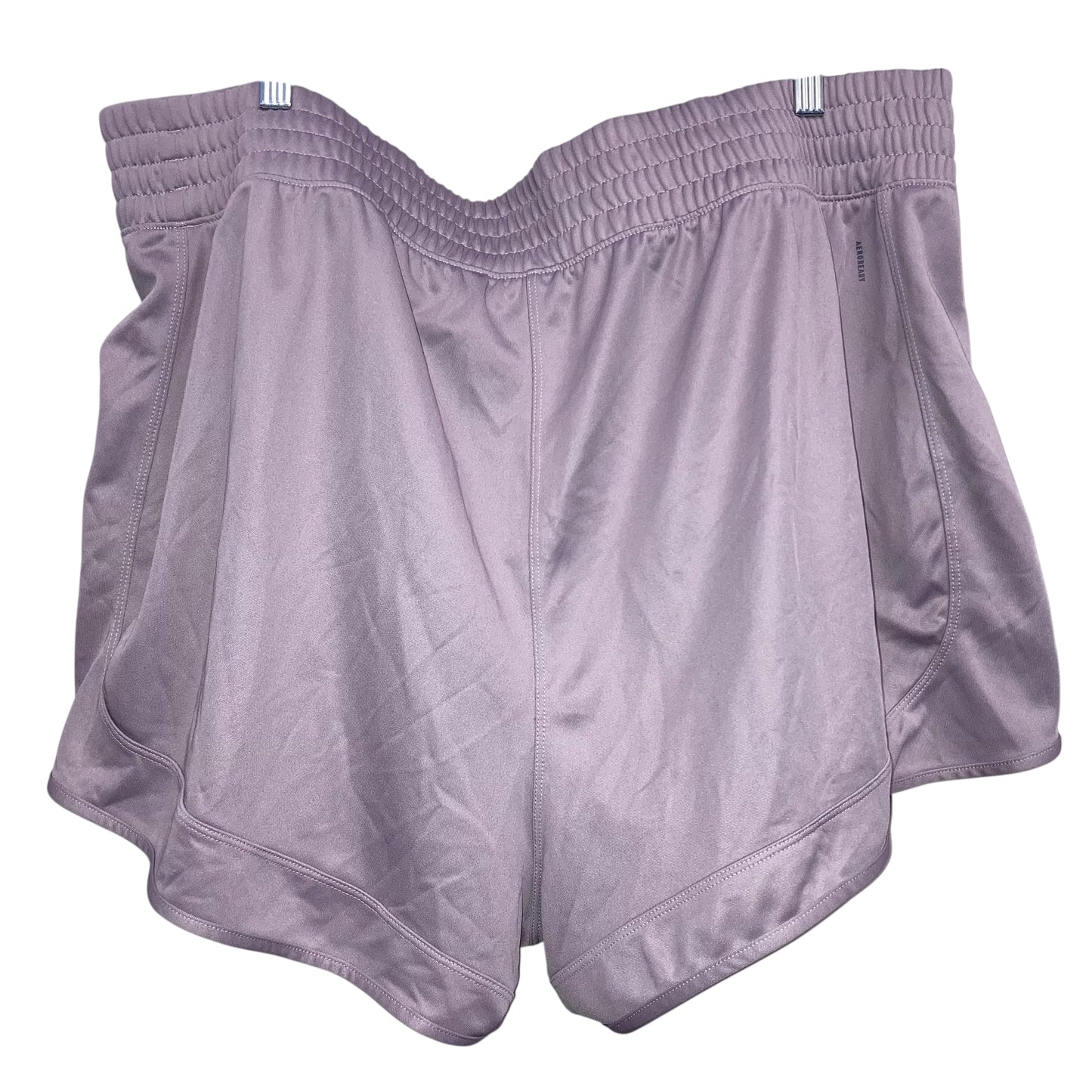 Athletic Shorts By Adidas In Purple, Size:3X