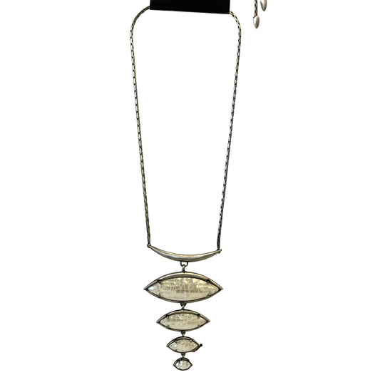 Necklace Statement By Kendra Scott In Silver