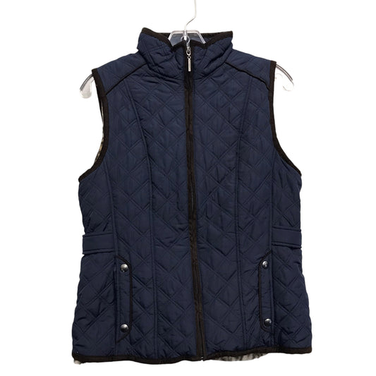 Vest Puffer & Quilted By Weatherproof In Navy, Size:S