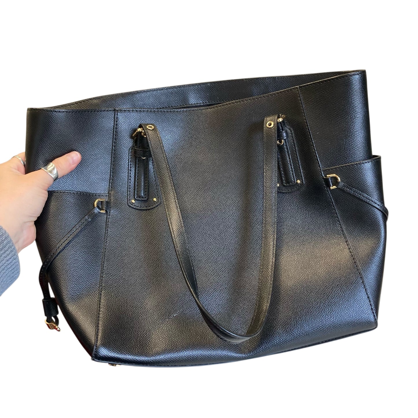 Handbag Designer By Michael Kors In Black, Size:Medium