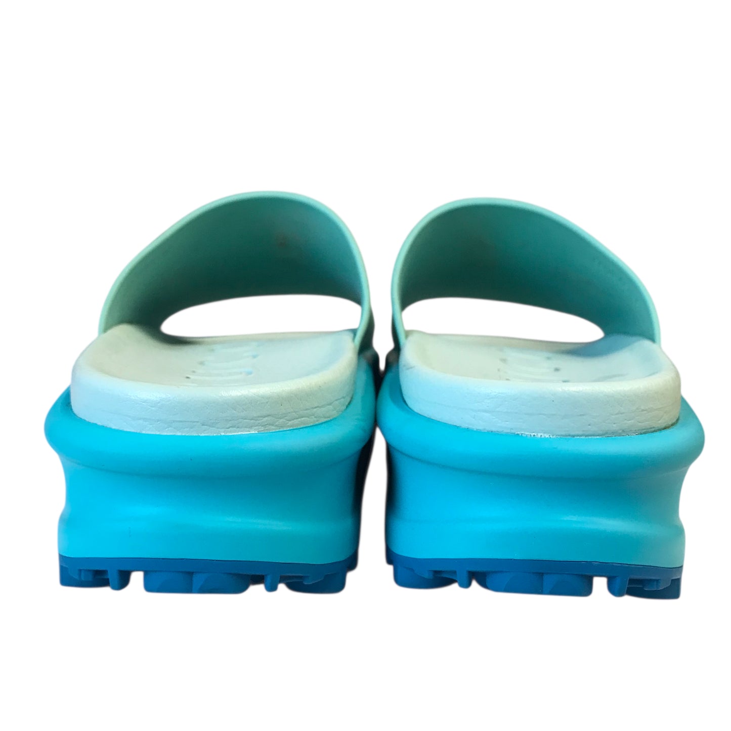 Sandals Luxury Designer By Gucci In Blue, Size:6