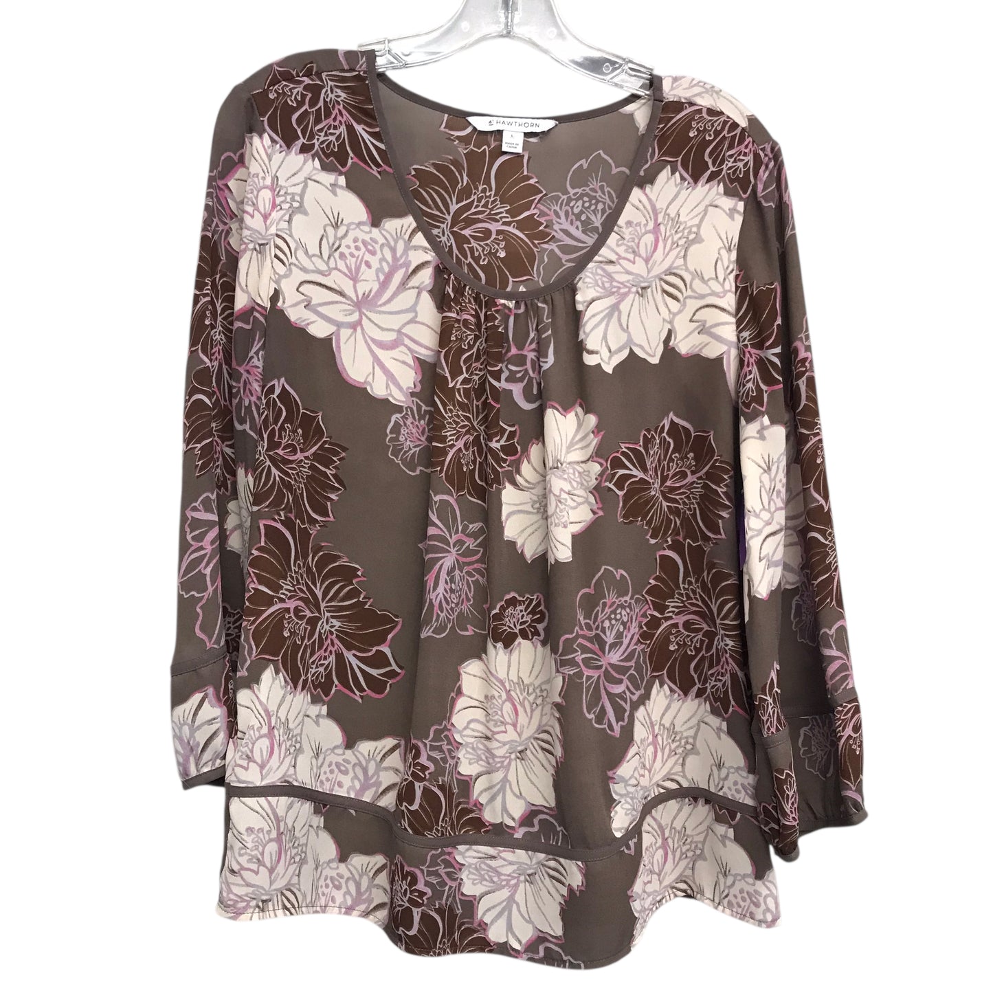 Top Ls By 41 Hawthorn In Floral Print, Size:L