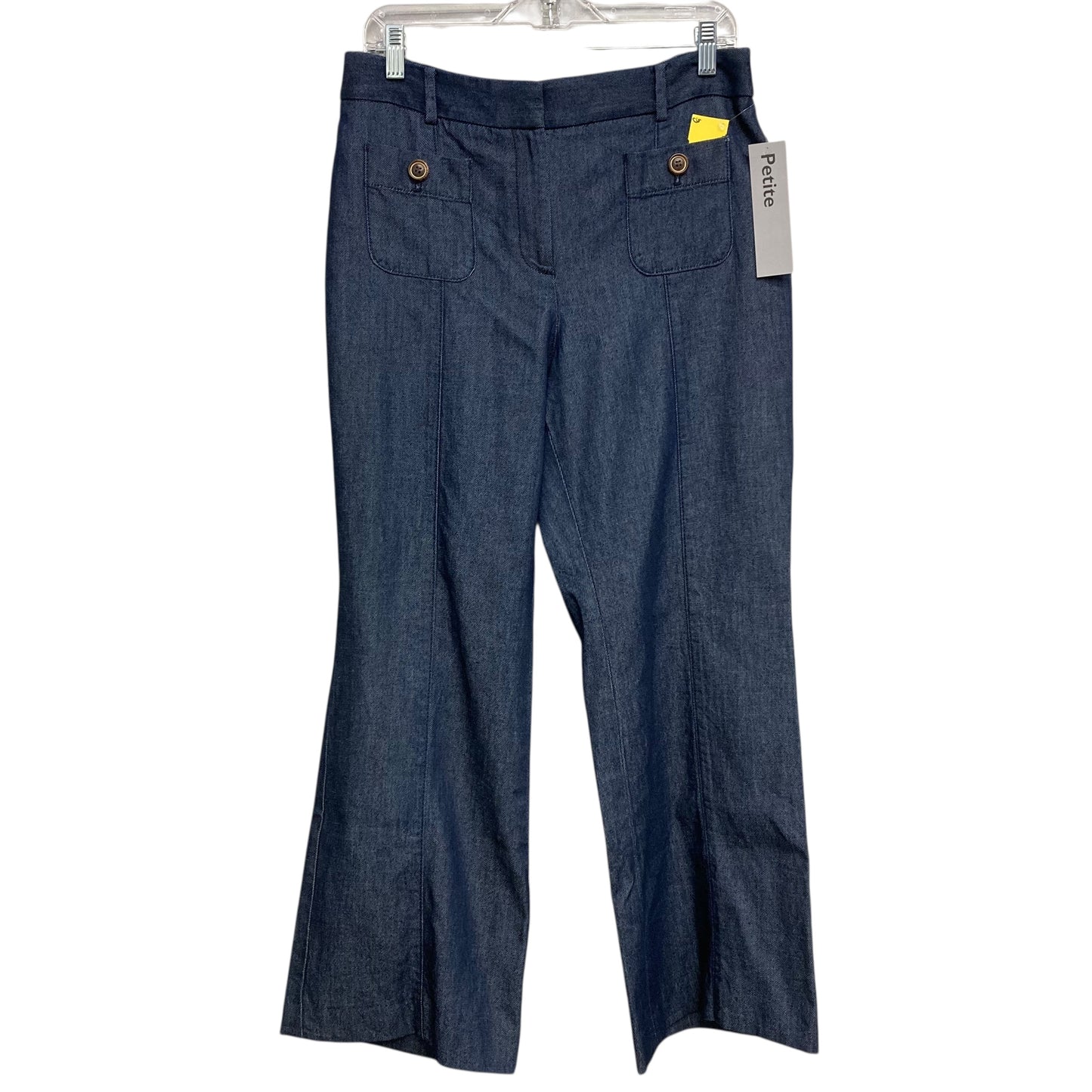 Jeans Wide Leg By Talbots In Blue Denim, Size:10P