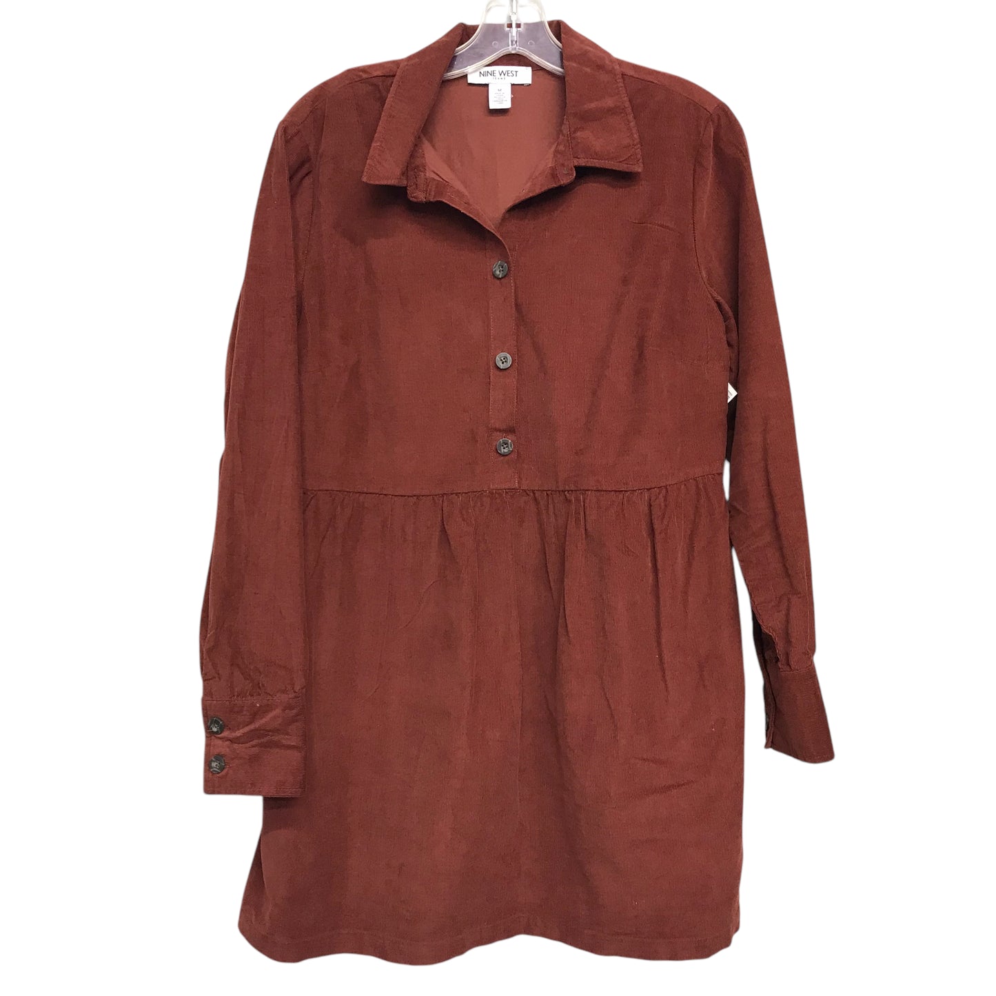 Dress Short Casual By Nine West In Brown, Size:M
