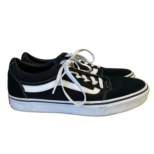 Shoes Sneakers By Vans In Black & White, Size:9.5