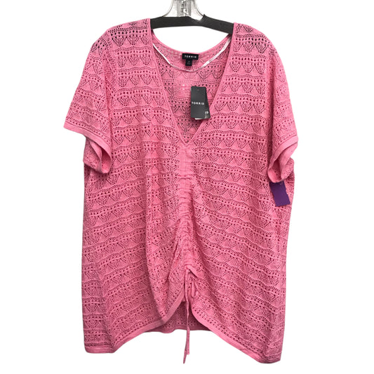 Top Ss By Torrid In Pink, Size:3X
