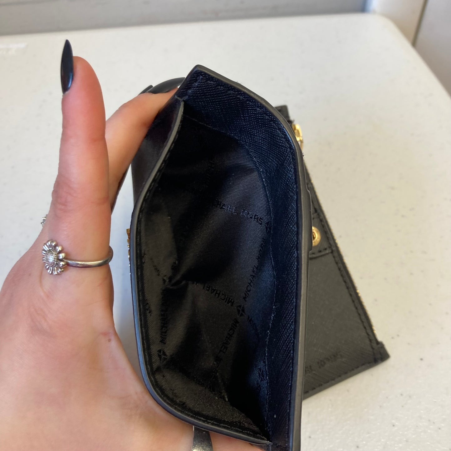 Wallet Designer By Michael Kors In Black, Size:Medium