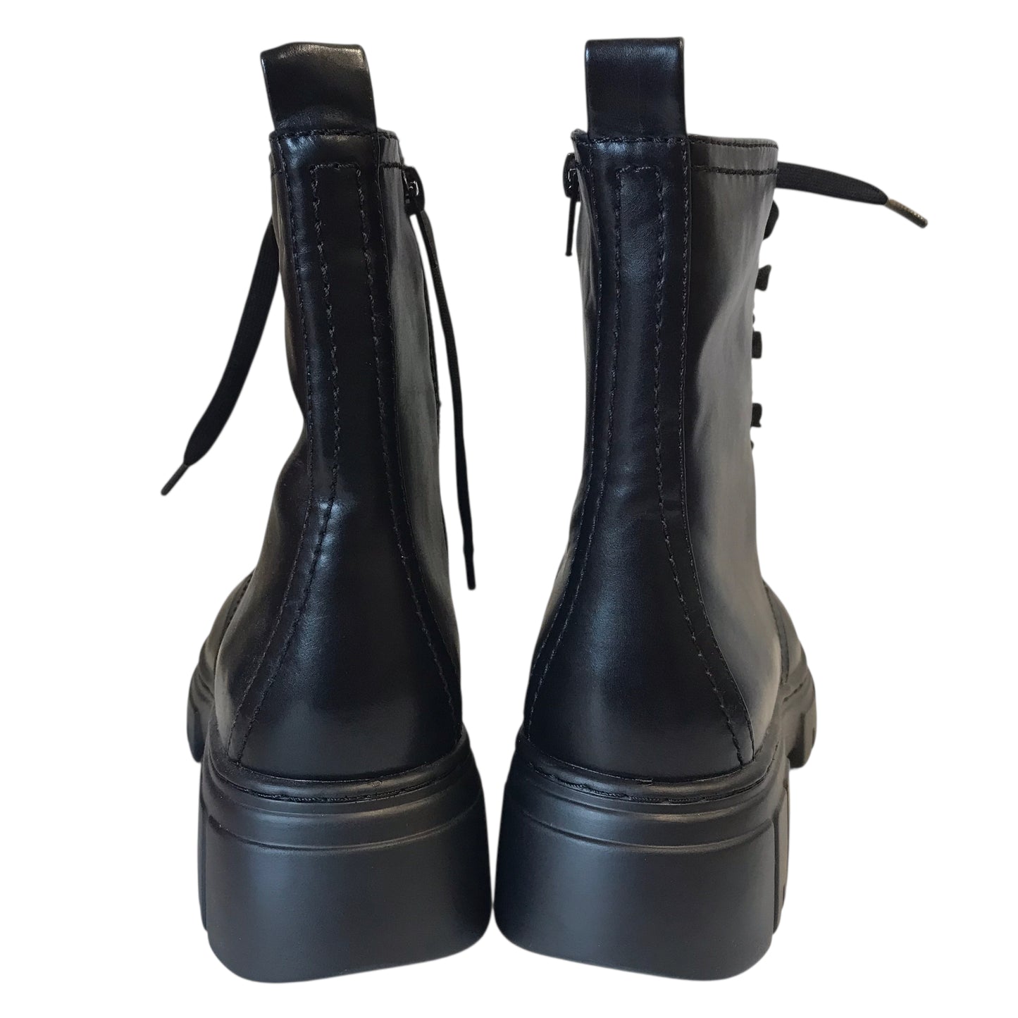 BOOTS COMBAT by LIMELIGHT in BLACK, Size:9