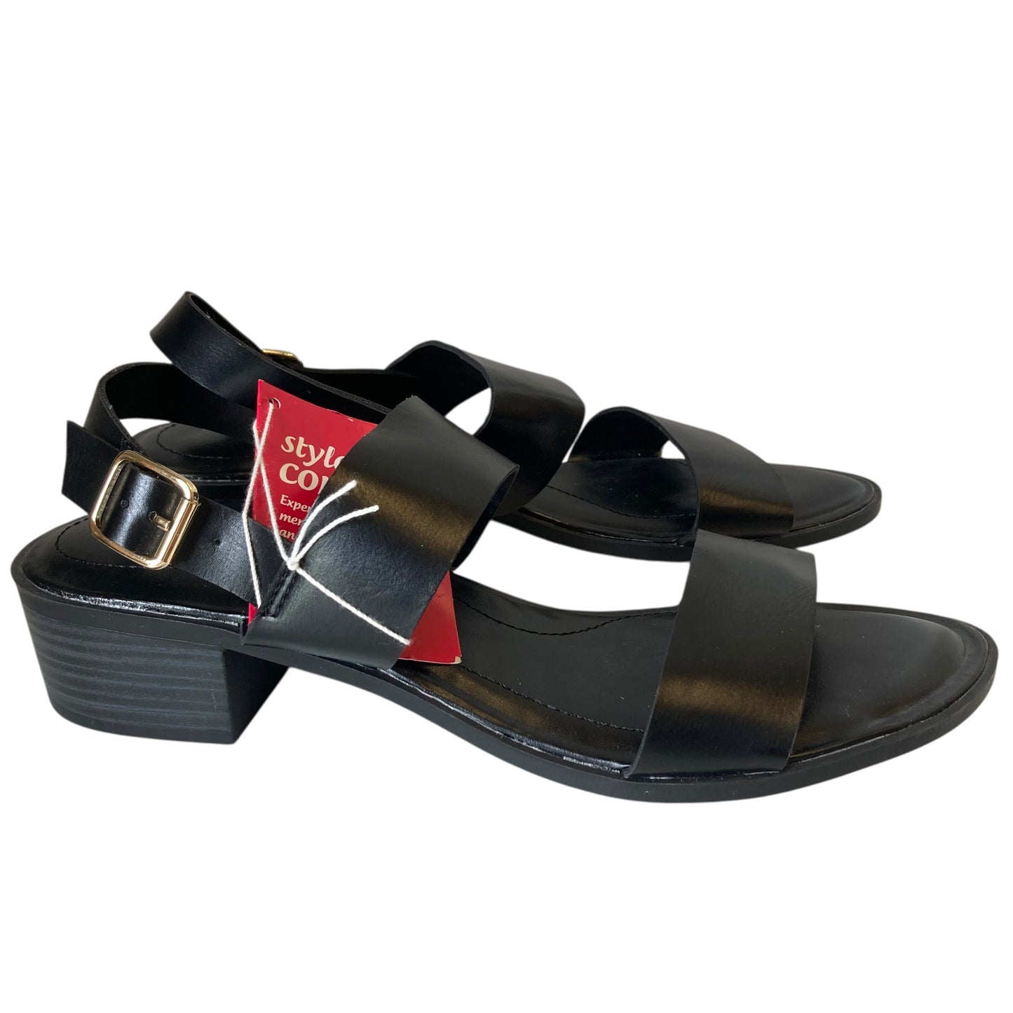 Sandals Flats By Dexflex In Black, Size:10
