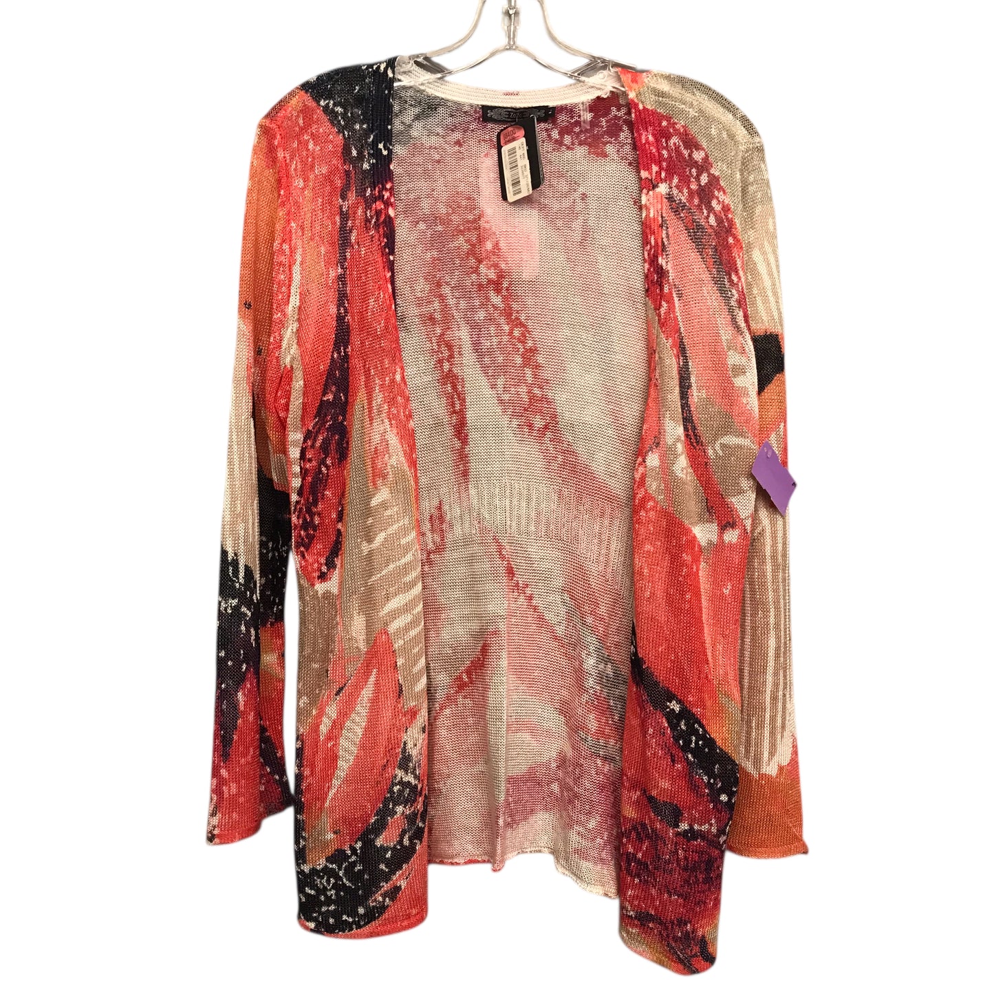Sweater Cardigan By Zozo In Multi, Size:L