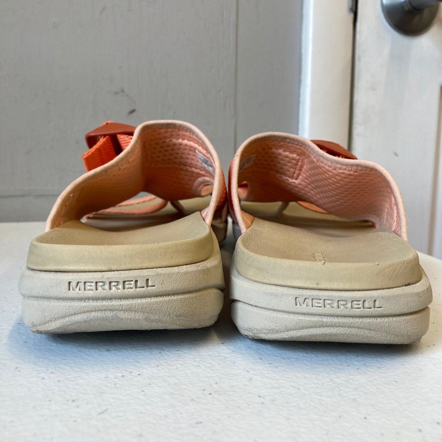 Sandals Sport By Merrell In Orange, Size:9