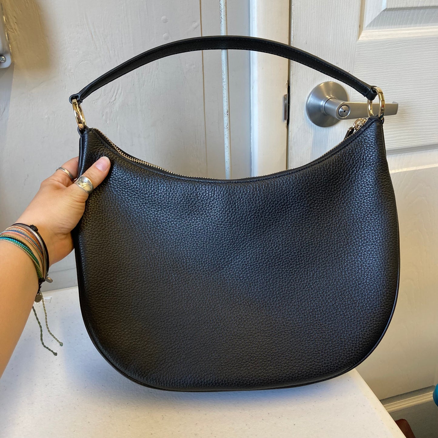 Handbag Designer By Kate Spade In Black, Size:Medium