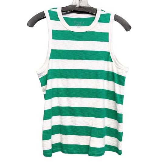 Top Sleeveless By Marled In Striped Pattern, Size:Xl