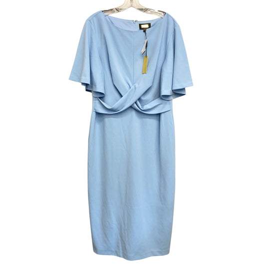 Dress Work By Alexia Admor In Blue & Brown, Size:Xl