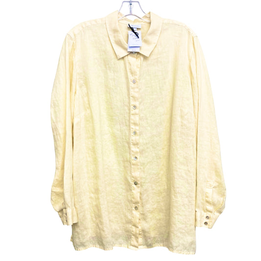 Top Ls By J. Jill In Yellow, Size:Xl