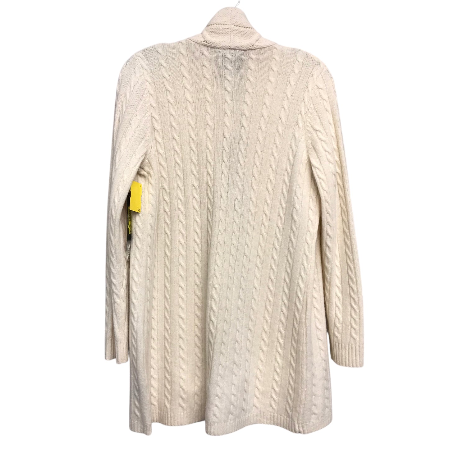 Sweater Cardigan By Ralph Lauren In Cream, Size:S