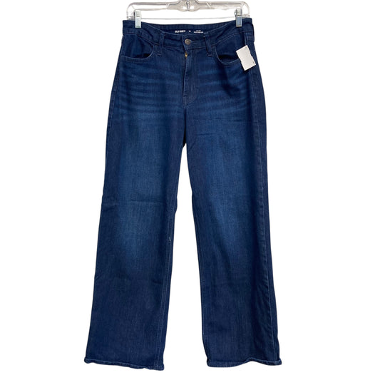Jeans Wide Leg By Old Navy In Blue Denim, Size:10