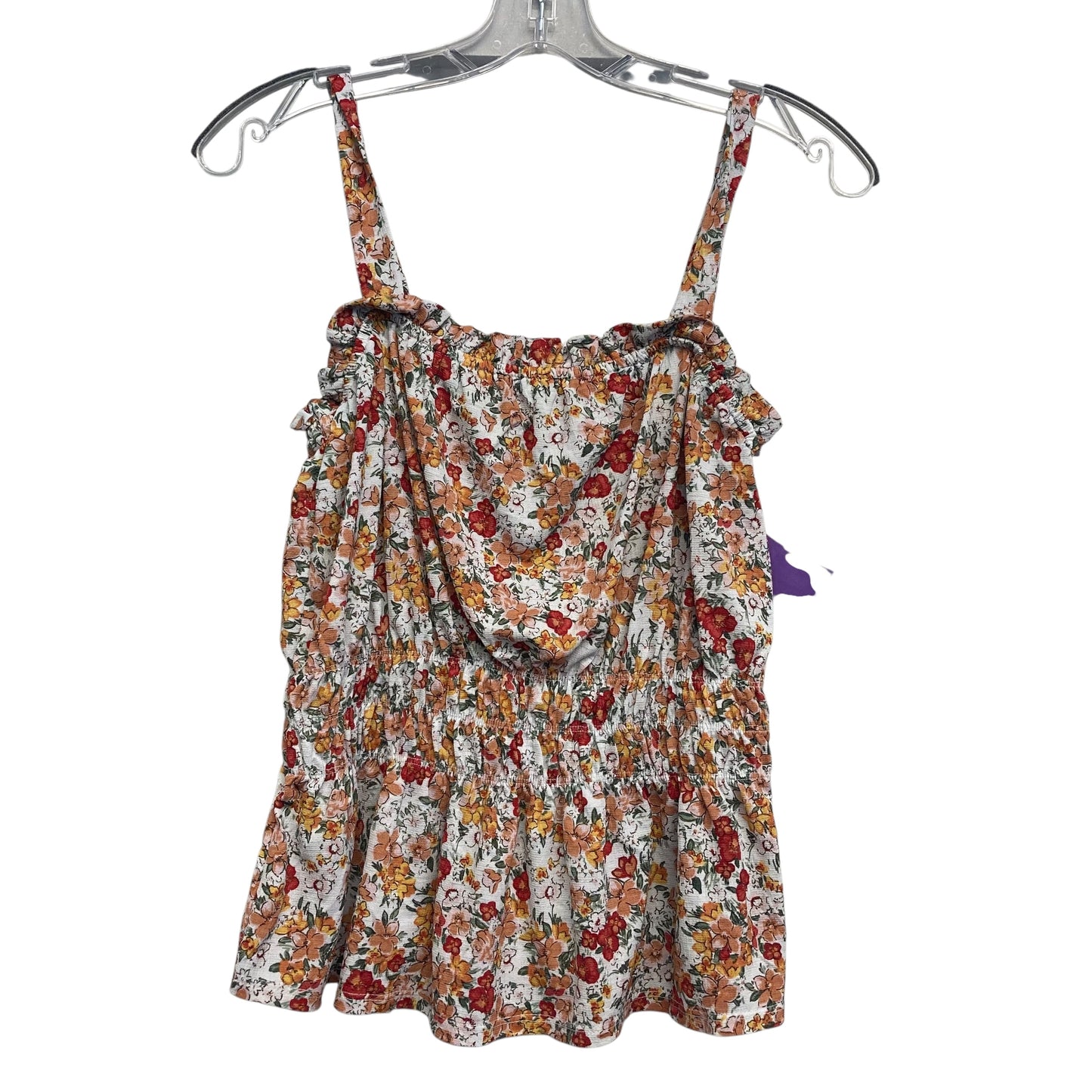 Top Sleeveless By Parallel Skies In Floral Print, Size:M