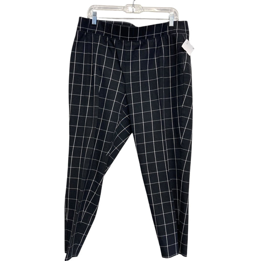 Pants Cropped By Talbots In Plaid Pattern, Size:16