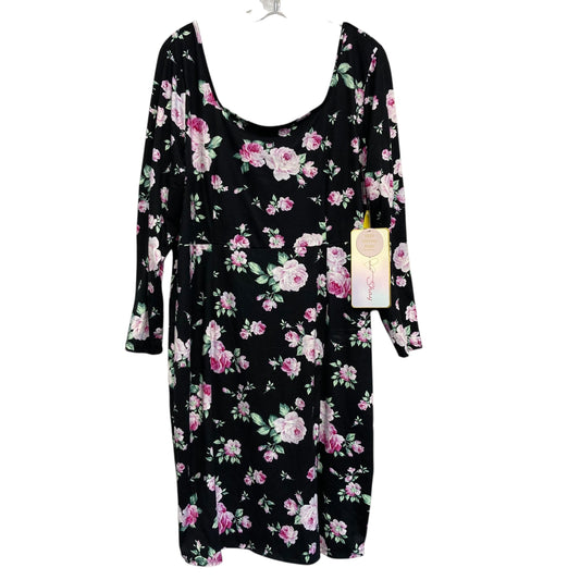 Dress Casual Short By Coco & Shay In Floral Print, Size:2X
