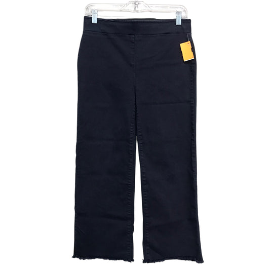 Pants Cropped By Loft In Blue Denim, Size:4
