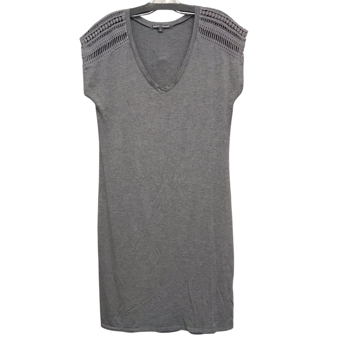 Dress Casual Midi By Threads 4 Thought In Grey, Size:M