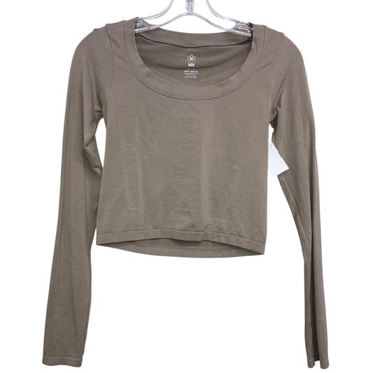 Top Ls Basic By Aura In Taupe, Size:M
