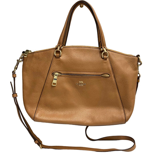 Handbag Designer By Coach In Brown, Size:Medium