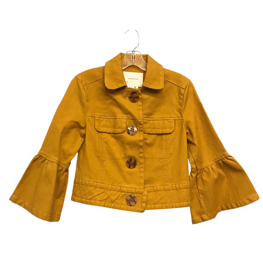 Blazer By Anthropologie In Yellow, Size:Xs