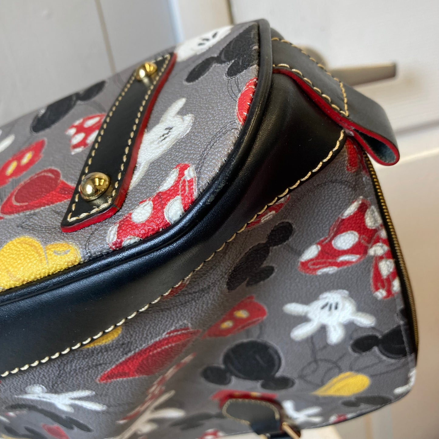 Handbag Designer By Dooney And Bourke In Grey, Size:Large