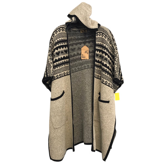 Sweater Cardigan By Katsumi In Black & Tan, Size:L