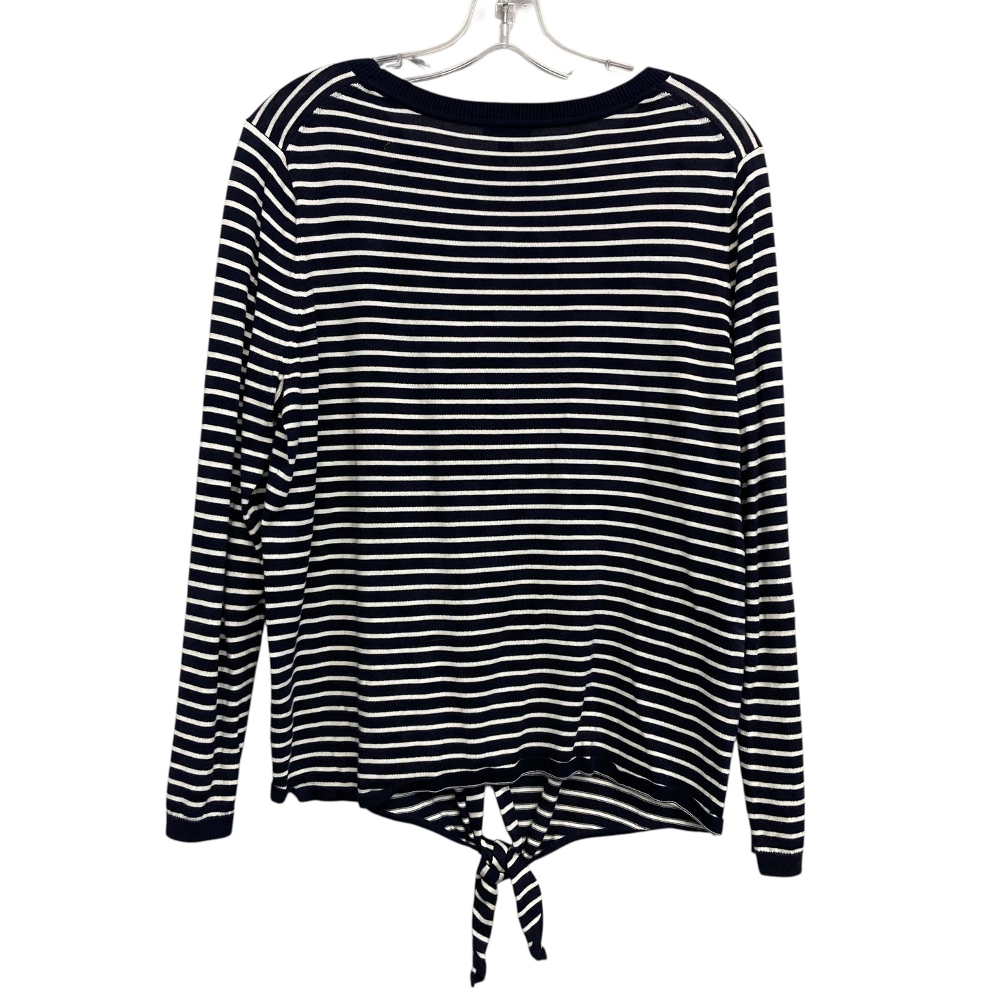 Sweater By Talbots In Blue & White, Size:Lp