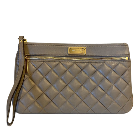 Wristlet Designer By Michael Kors In Taupe, Size:Large