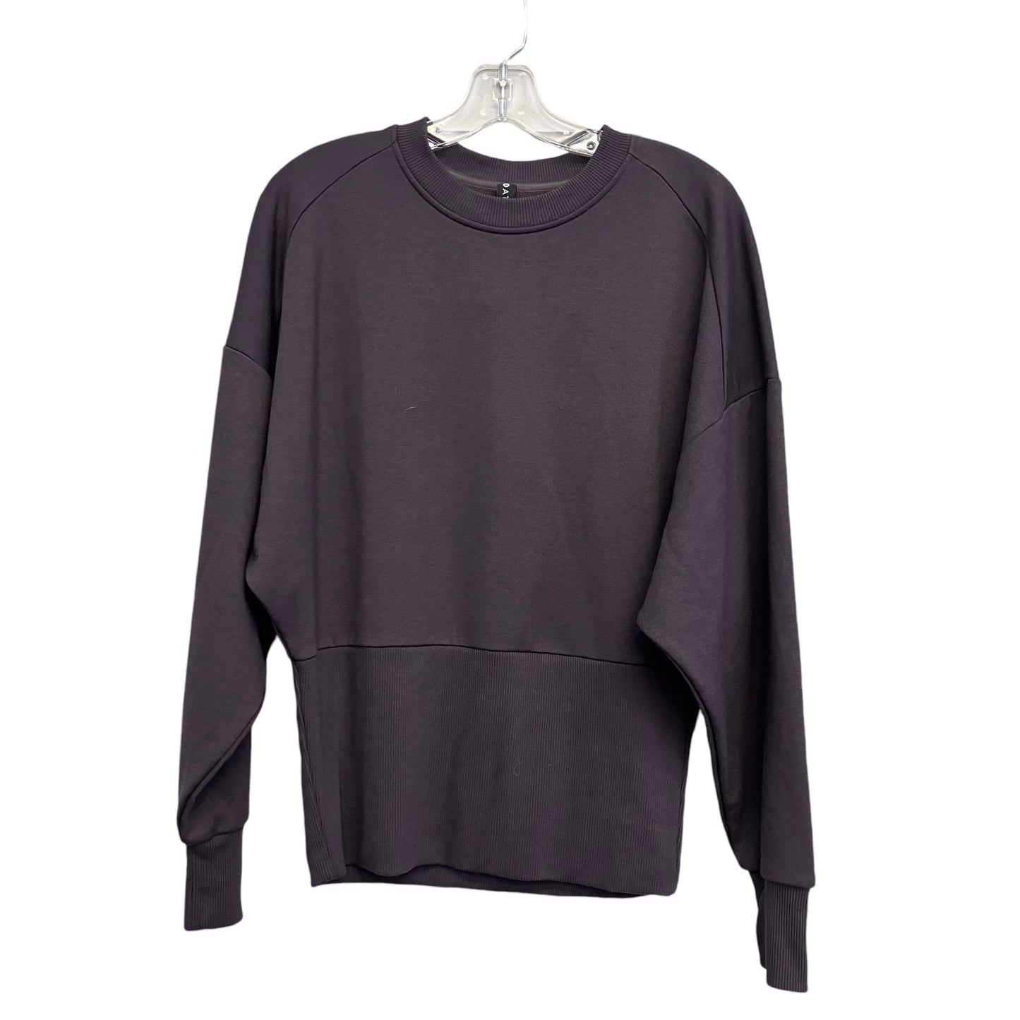 Athletic Top Ls Crewneck By Athleta In Grey, Size:M