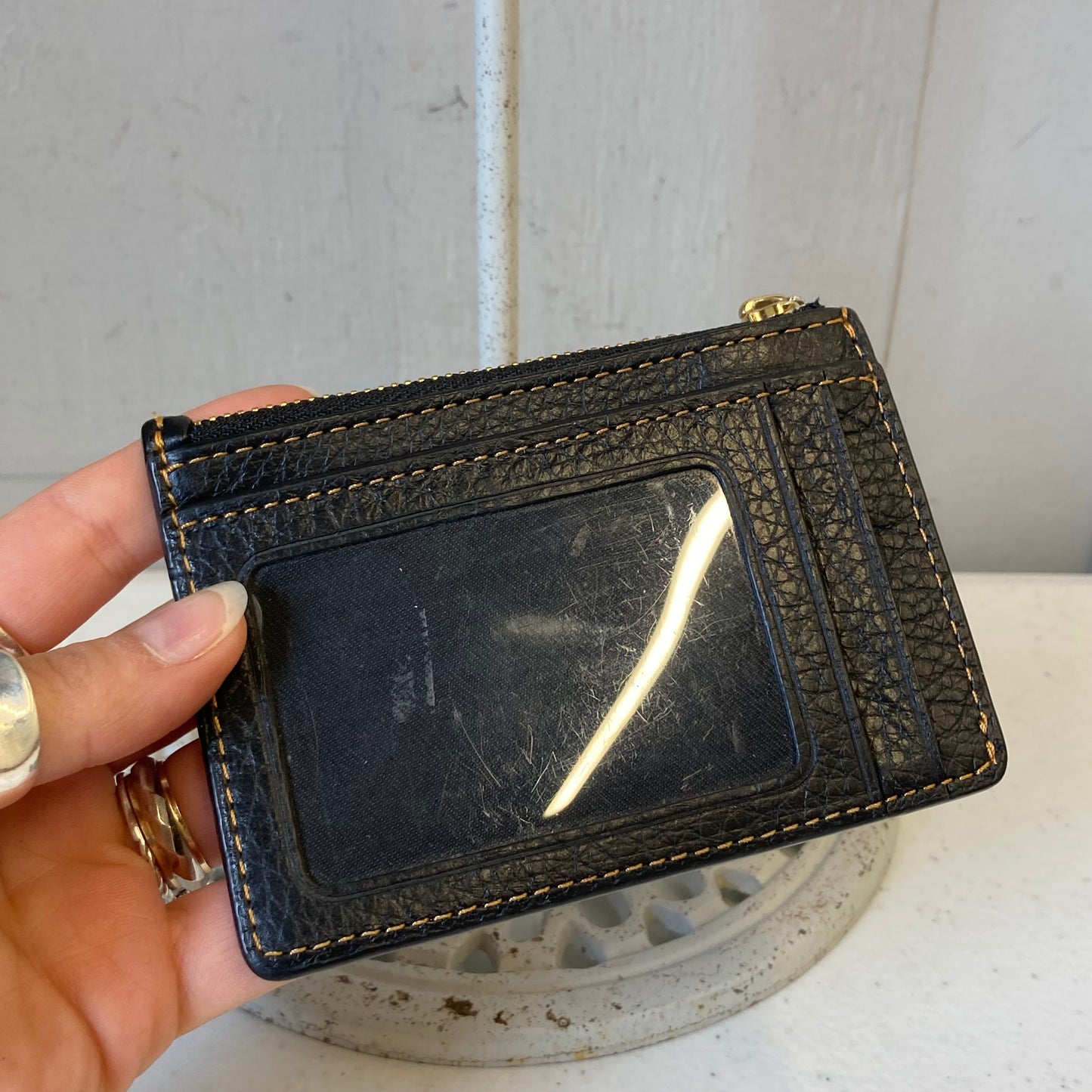 Wallet Designer By Coach In Black, Size:Small