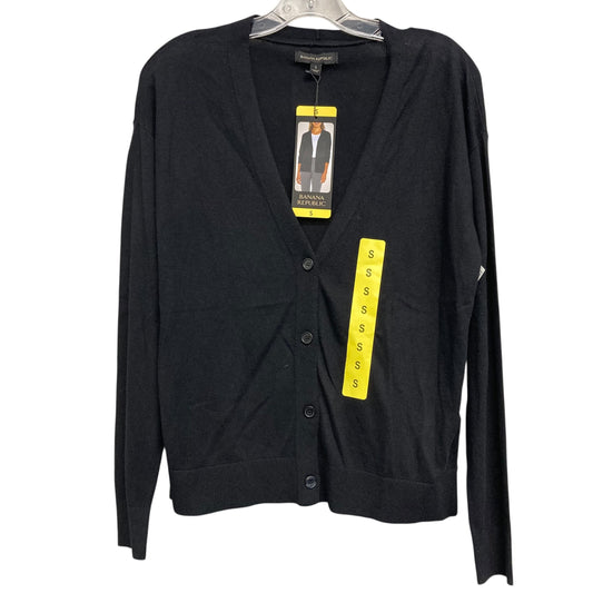Sweater Cardigan By Banana Republic In Black, Size:S