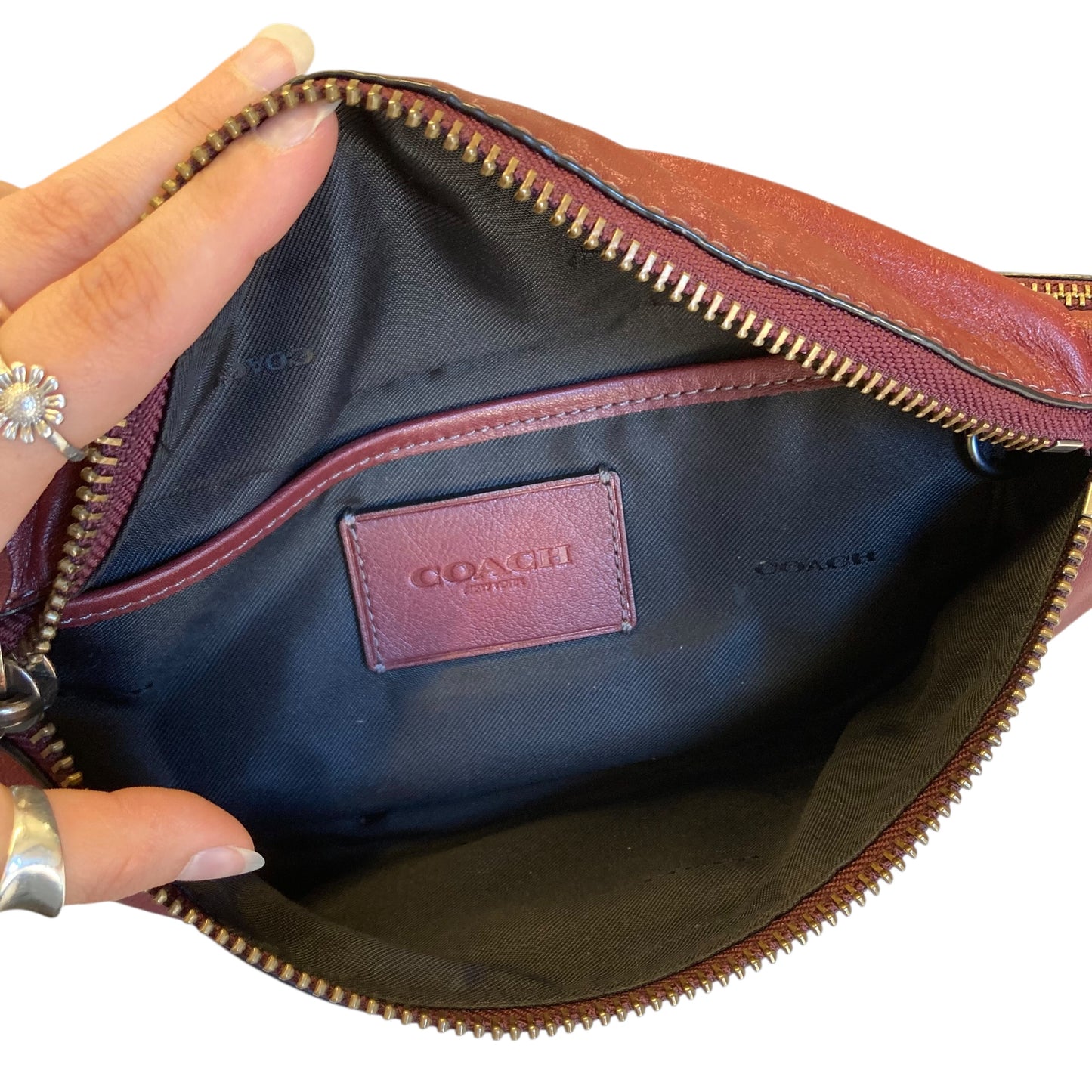 Belt Bag Designer By Coach In Red, Size:Large