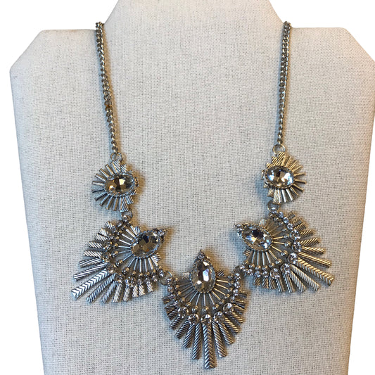 Necklace Statement In Silver