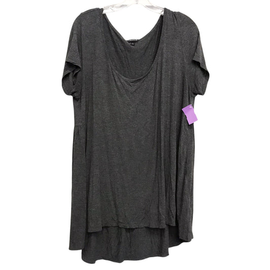 Top Ss By Torrid In Grey, Size:1X