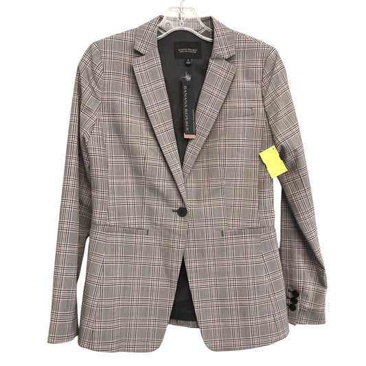 Blazer By Banana Republic In Plaid Pattern, Size:Xs