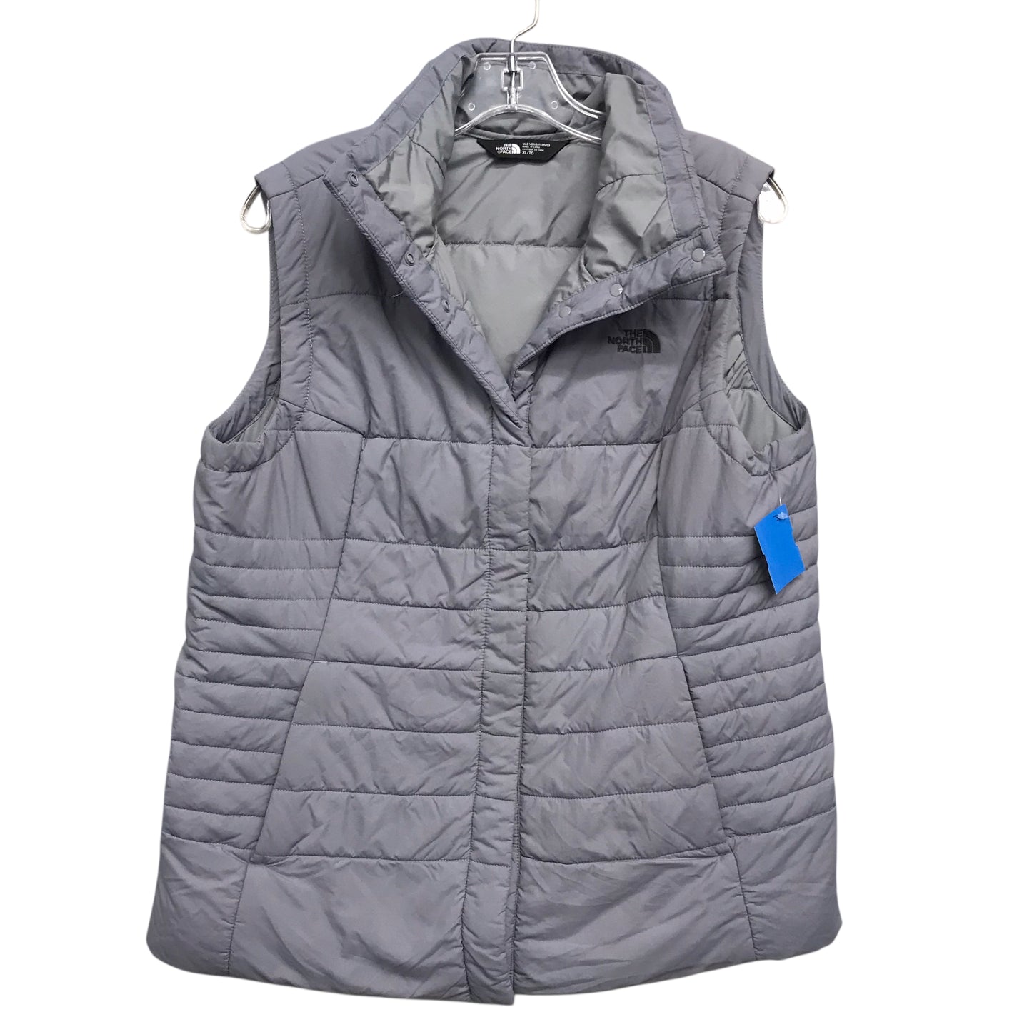 Vest Puffer & Quilted By The North Face In Grey, Size:Xl