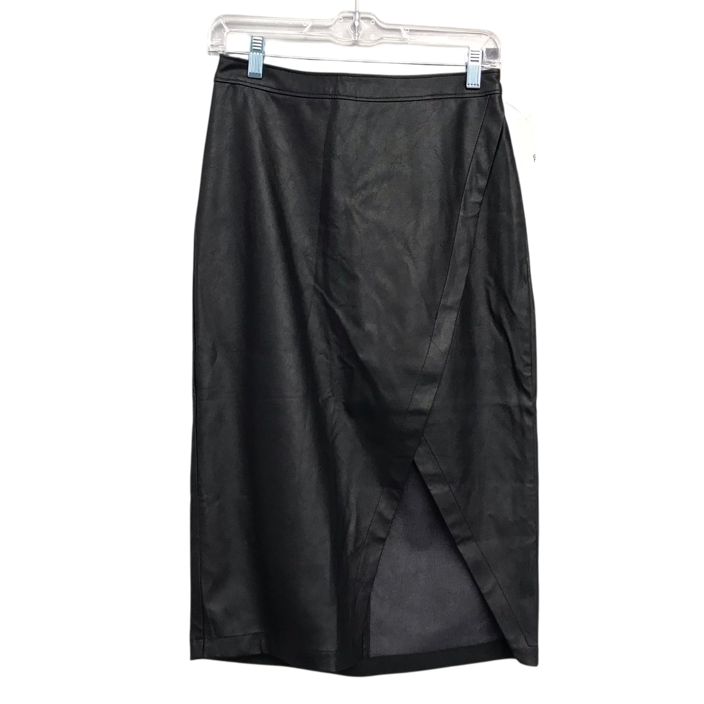 Skirt Midi By Abercrombie And Fitch In Black, Size:4